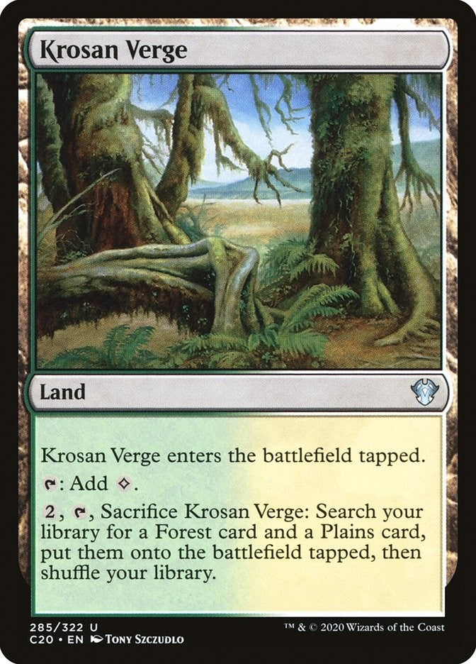 Image for Krosan Verge (Commander 2020) (285) - Magic: The Gathering