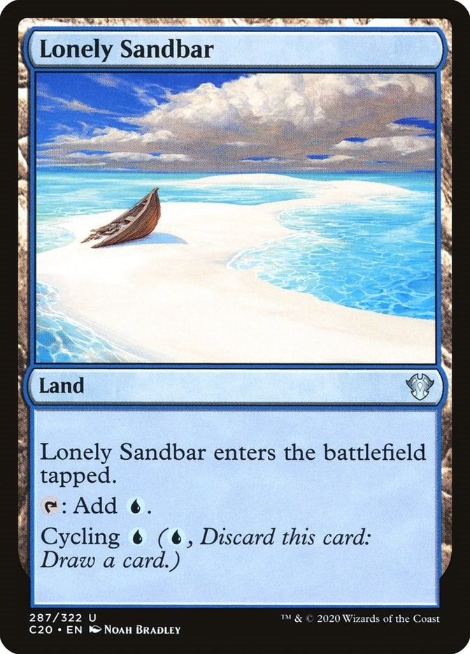 Image for Lonely Sandbar (Commander 2020) (287) - Magic: The Gathering
