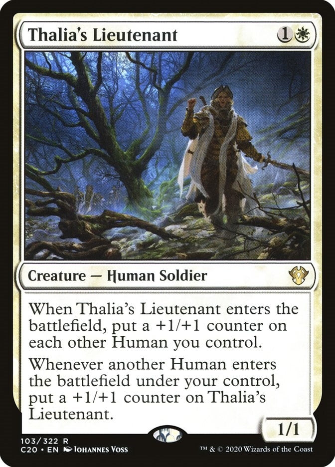 Image for Thalia's Lieutenant (Commander 2020) (103) - Magic: The Gathering