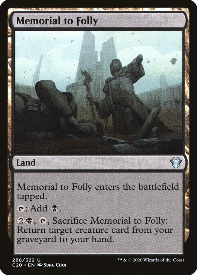 Image for Memorial to Folly (Commander 2020) (288) - Magic: The Gathering