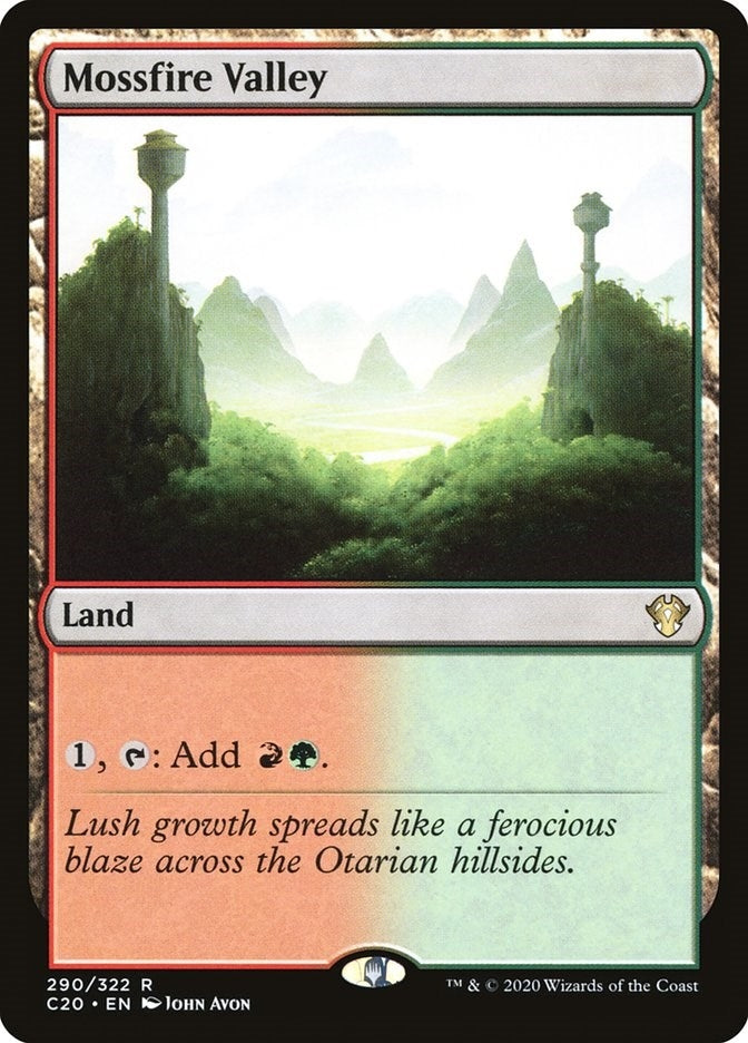 Image for Mossfire Valley (Commander 2020) (290) - Magic: The Gathering