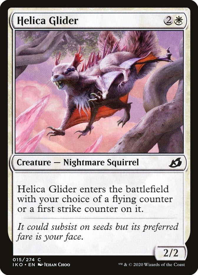 Image for Helica Glider (Ikoria: Lair of Behemoths) (15) - Magic: The Gathering