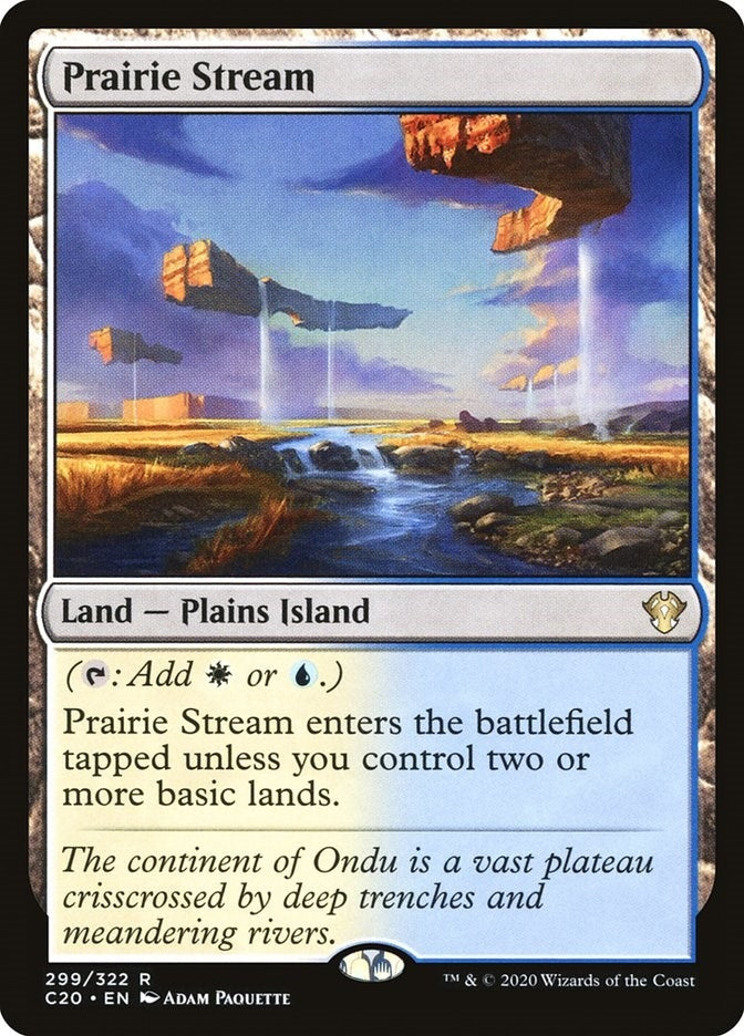 Image for Prairie Stream (Commander 2020) (299) - Magic: The Gathering