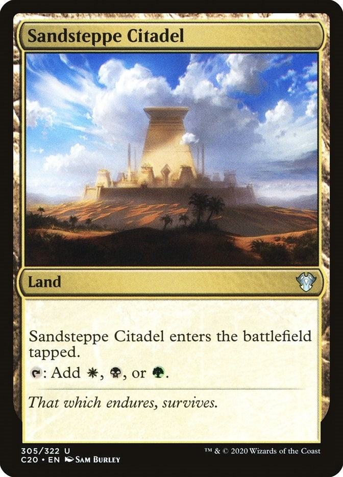 Image for Sandsteppe Citadel (Commander 2020) (305) - Magic: The Gathering