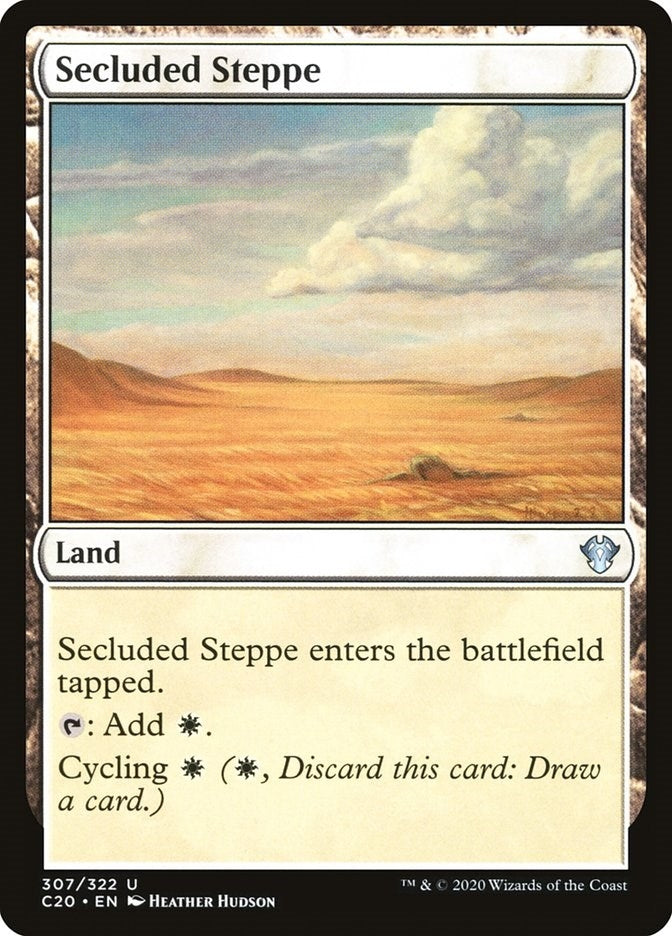 Image for Secluded Steppe (Commander 2020) (307) - Magic: The Gathering