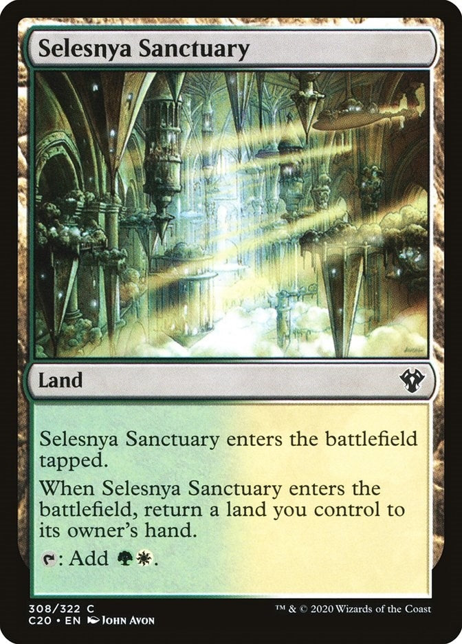Image for Selesnya Sanctuary (Commander 2020) (308) - Magic: The Gathering