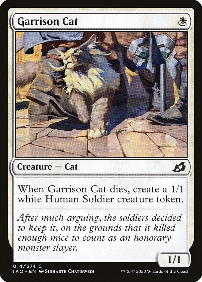 Image for Garrison Cat (Ikoria: Lair of Behemoths) (14) - Magic: The Gathering