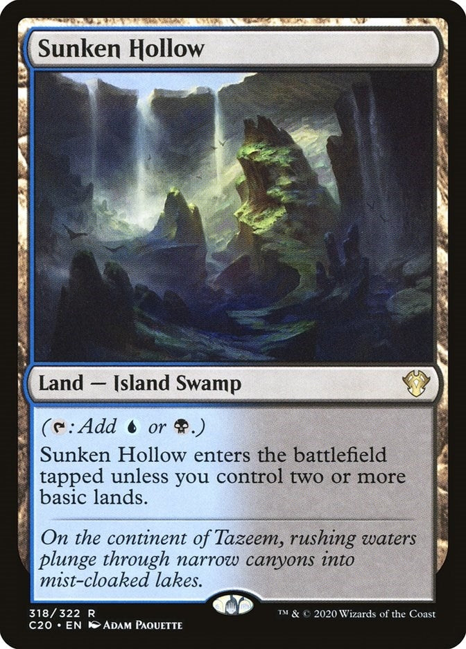Image for Sunken Hollow (Commander 2020) (318) - Magic: The Gathering