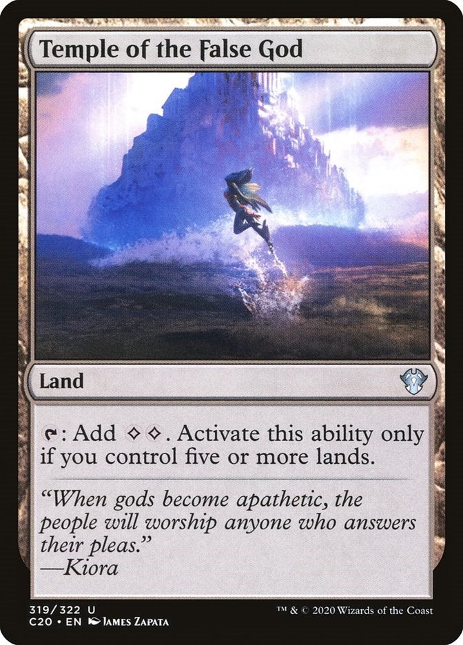 Image for Temple of the False God (Commander 2020) (319) - Magic: The Gathering