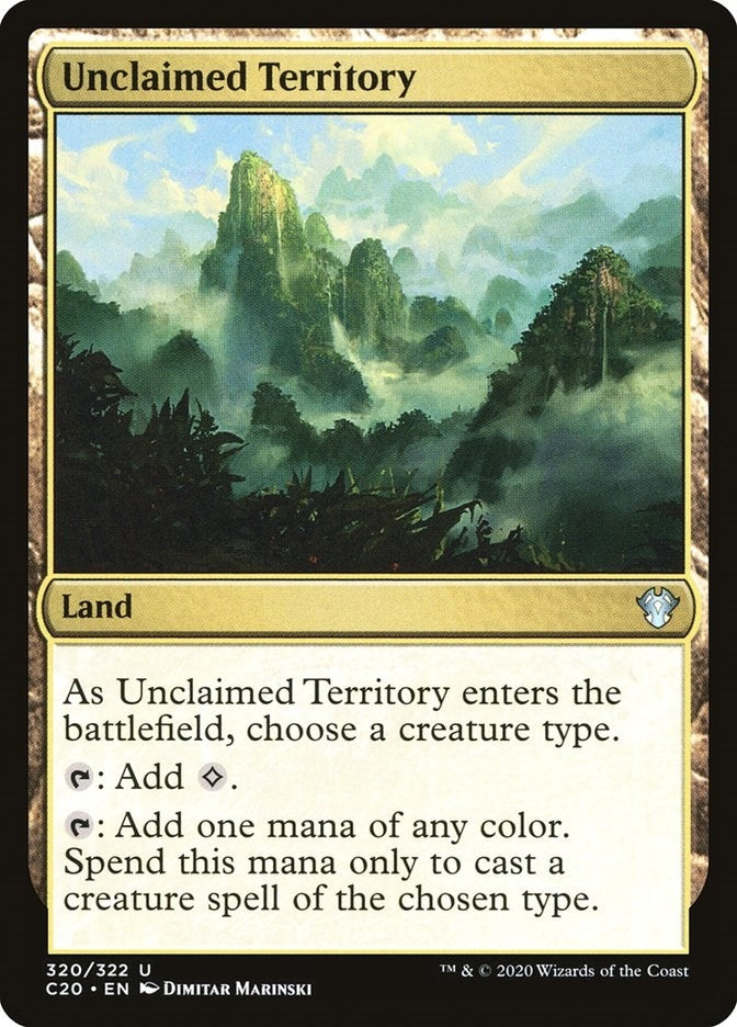 Image for Unclaimed Territory (Commander 2020) (320) - Magic: The Gathering