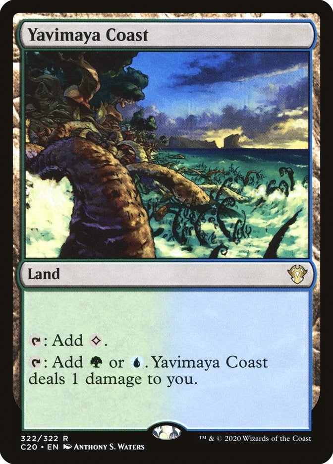 Image for Yavimaya Coast (Commander 2020) (322) - Magic: The Gathering