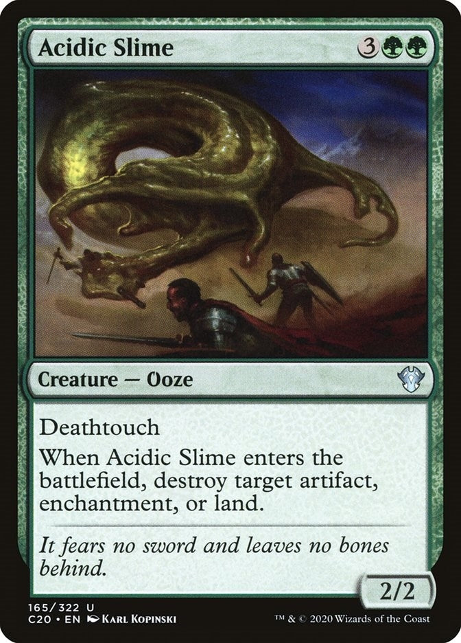 Image for Acidic Slime (Commander 2020) (165) - Magic: The Gathering