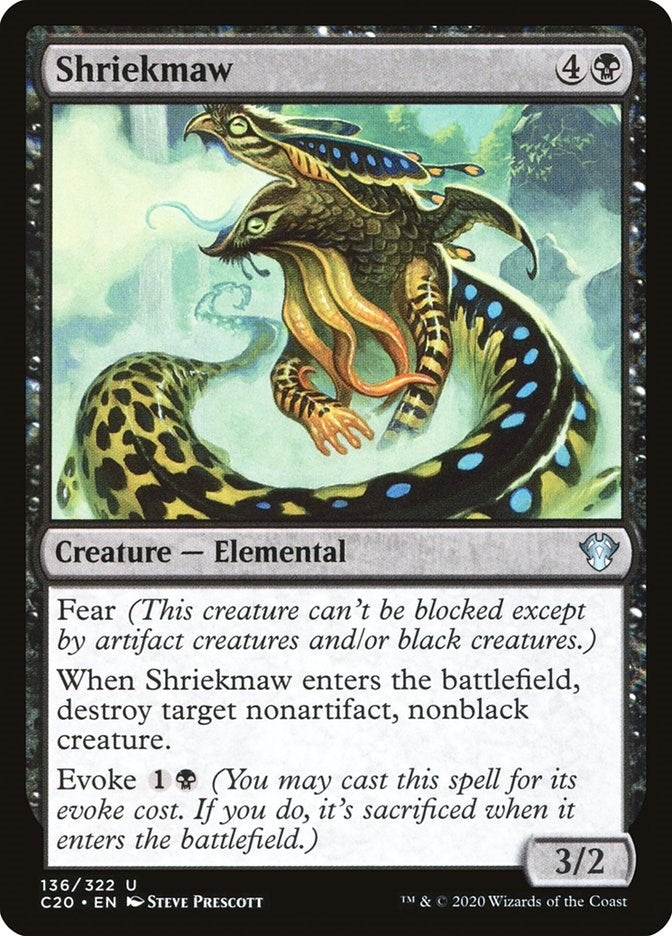 Image for Shriekmaw (Commander 2020) (136) - Magic: The Gathering