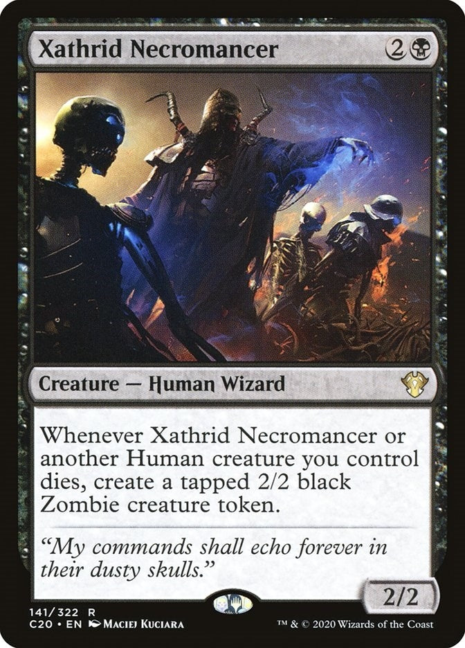 Image for Xathrid Necromancer (Commander 2020) (141) - Magic: The Gathering