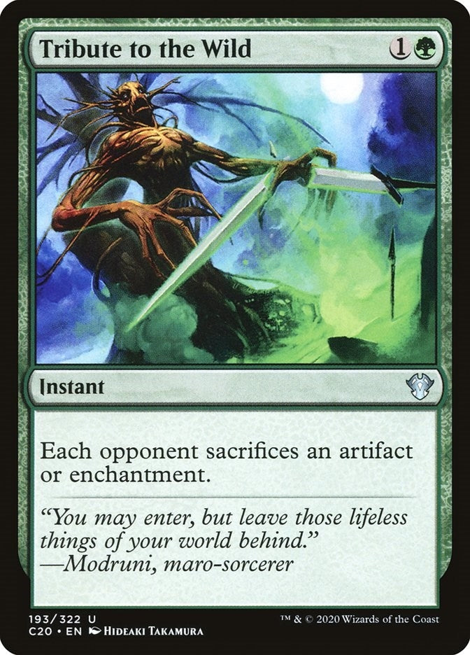 Image for Tribute to the Wild (Commander 2020) (193) - Magic: The Gathering