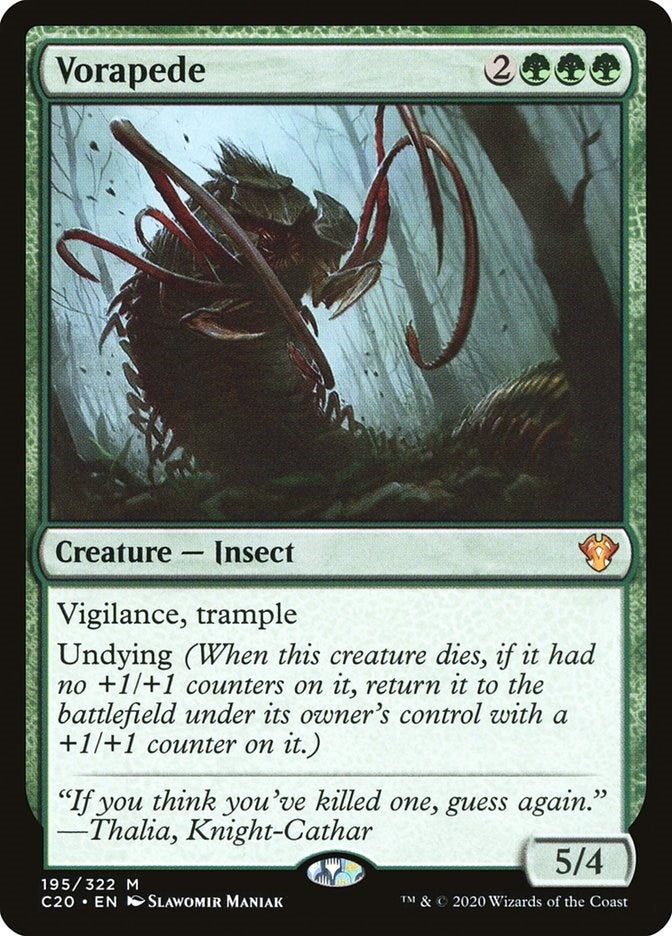 Image for Vorapede (Commander 2020) (195) - Magic: The Gathering