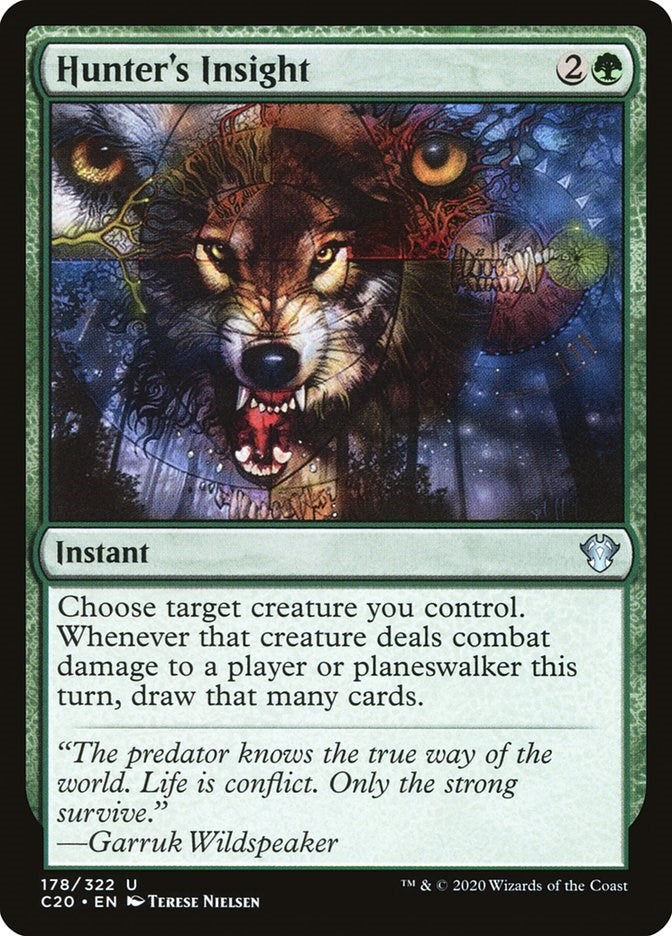 Image for Hunter's Insight (Commander 2020) (178) - Magic: The Gathering