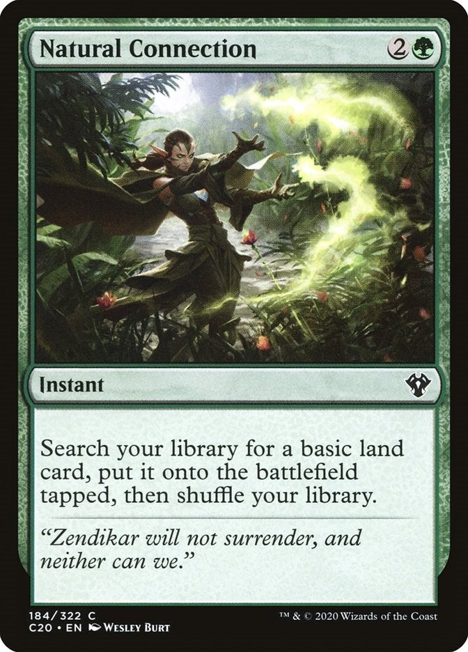 Image for Natural Connection (Commander 2020) (184) - Magic: The Gathering