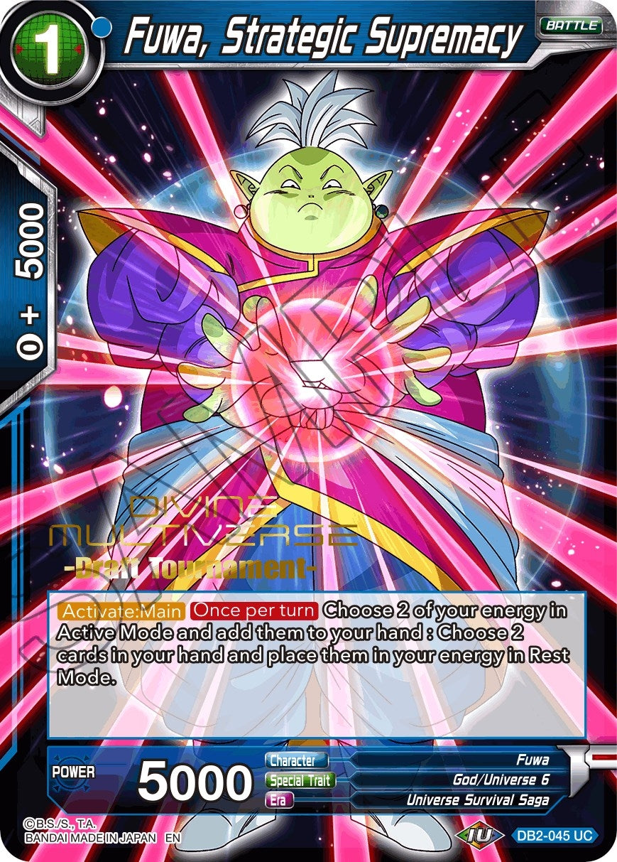 Image for Fuwa, Strategic Supremacy (Divine Multiverse Draft Tournament) (Tournament Promotion Cards) (DB2-045) - Dragon Ball Super: Masters