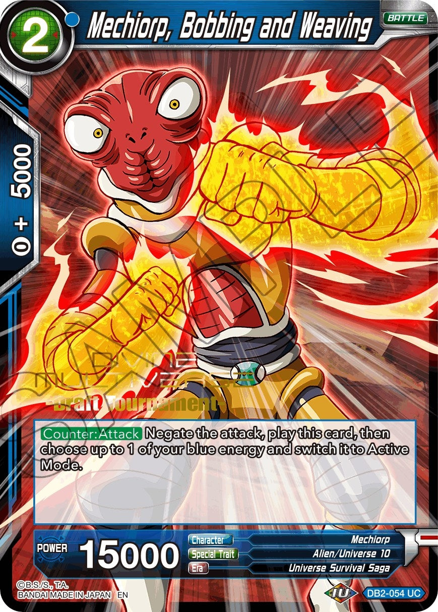 Image for Mechiorp, Bobbing and Weaving (Divine Multiverse Draft Tournament) (Tournament Promotion Cards) (DB2-054) - Dragon Ball Super: Masters