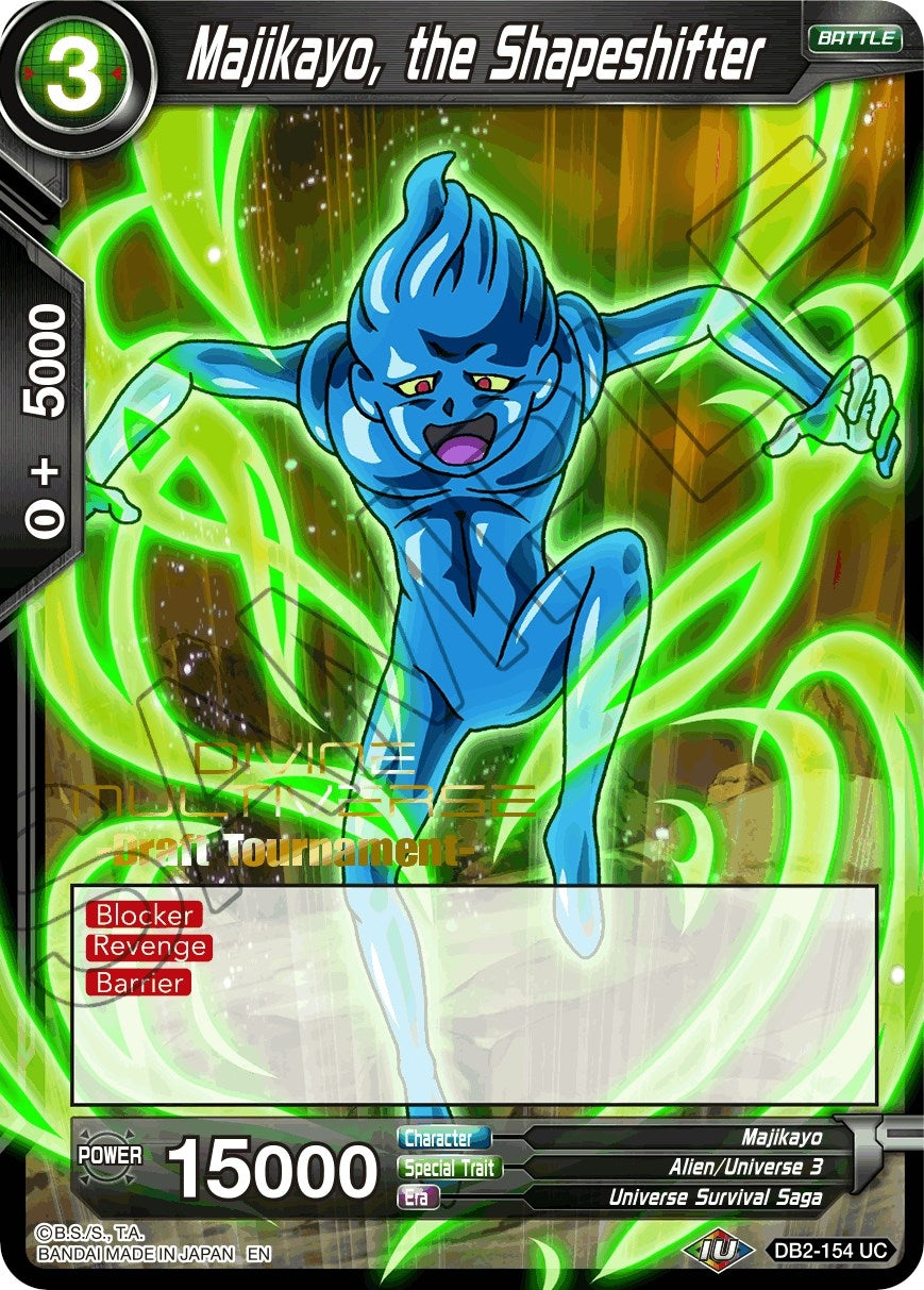 Image for Majikayo, the Shapeshifter (Divine Multiverse Draft Tournament) (Tournament Promotion Cards) (DB2-154) - Dragon Ball Super: Masters