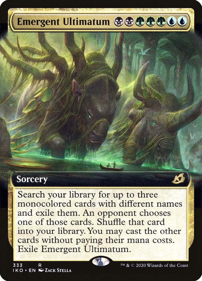 Image for Emergent Ultimatum (Extended Art) (Ikoria: Lair of Behemoths) (333) - Magic: The Gathering