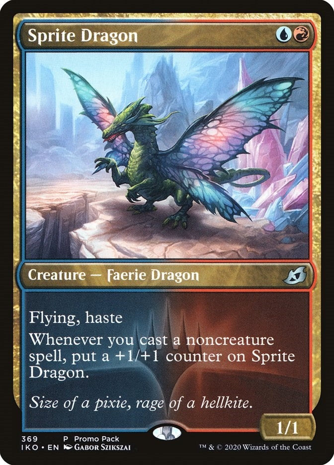 Image for Sprite Dragon (Promo Pack: Ikoria) (369) - Magic: The Gathering