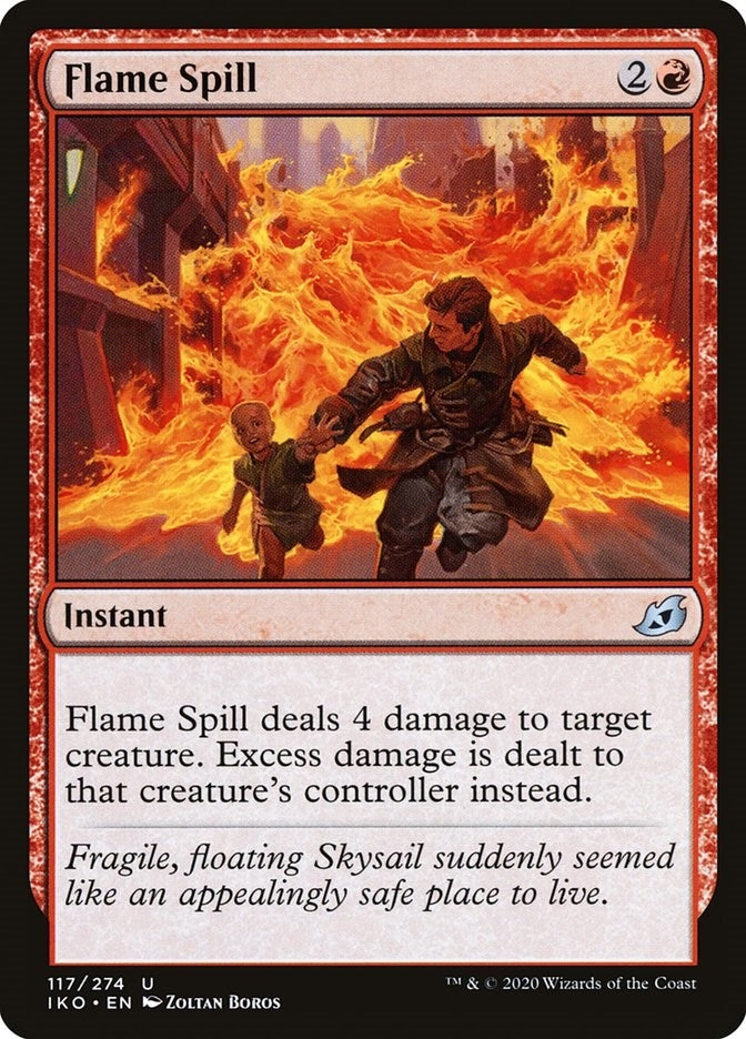 Image for Flame Spill (Ikoria: Lair of Behemoths) (117) - Magic: The Gathering