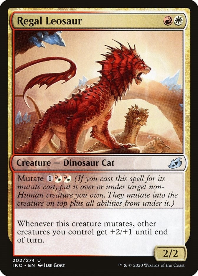 Image for Regal Leosaur (Ikoria: Lair of Behemoths) (202) - Magic: The Gathering