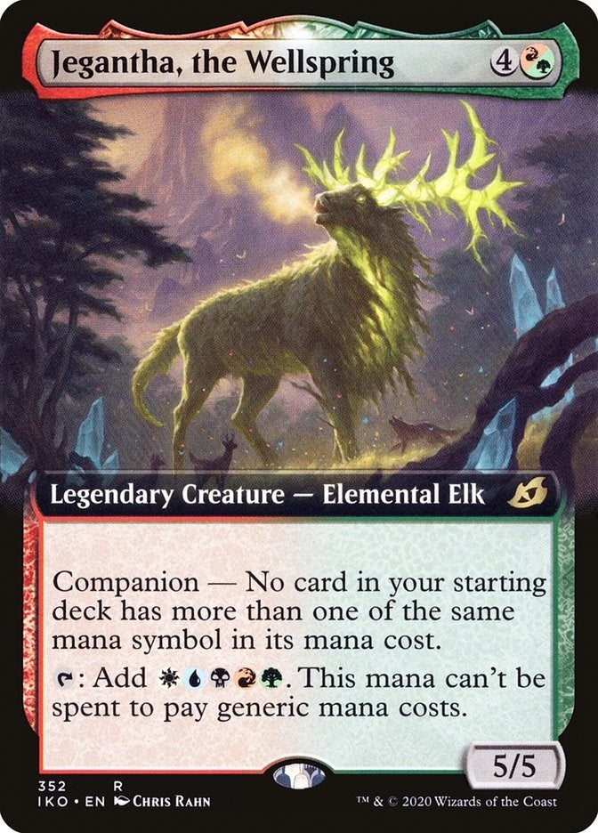 Image for Jegantha, the Wellspring (Extended Art) (Ikoria: Lair of Behemoths) (352) - Magic: The Gathering
