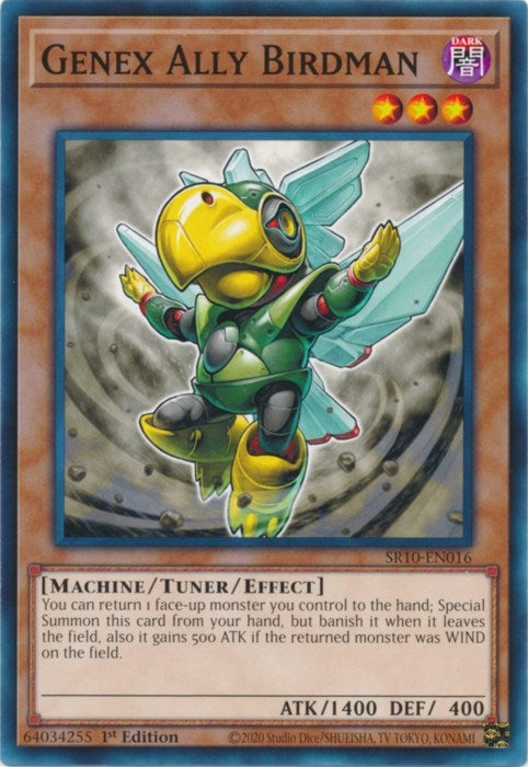 Image for Genex Ally Birdman (Structure Deck: Mechanized Madness) (SR10-EN016) - YuGiOh