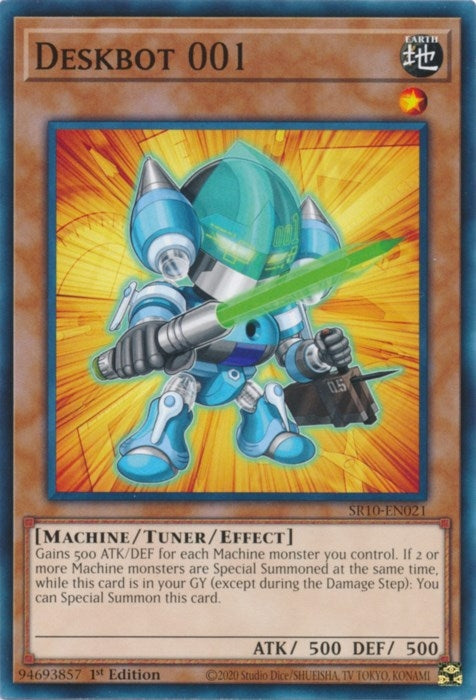 Image for Deskbot 001 (Structure Deck: Mechanized Madness) (SR10-EN021) - YuGiOh