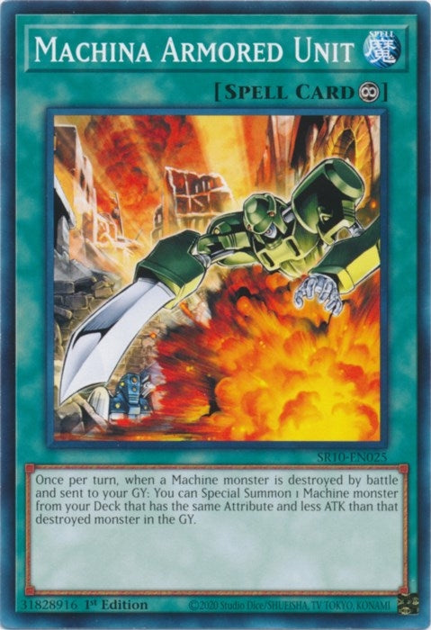 Image for Machina Armored Unit (Structure Deck: Mechanized Madness) (SR10-EN025) - YuGiOh