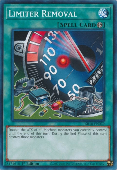 Image for Limiter Removal (Structure Deck: Mechanized Madness) (SR10-EN029) - YuGiOh