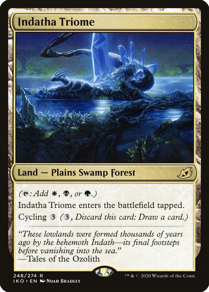 Image for Indatha Triome (Ikoria: Lair of Behemoths) (248) - Magic: The Gathering