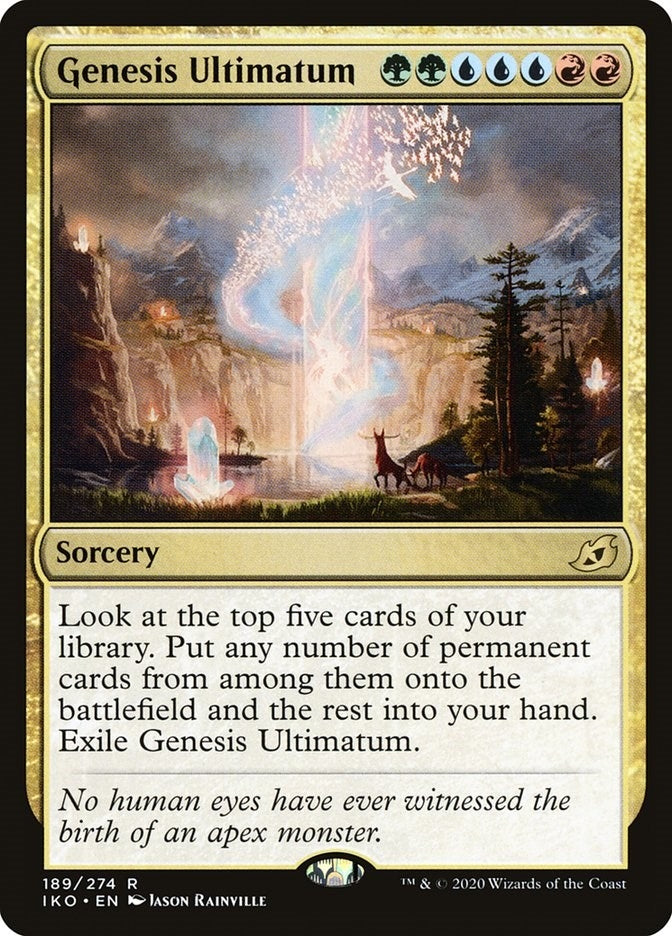 Image for Genesis Ultimatum (Ikoria: Lair of Behemoths) (189) - Magic: The Gathering