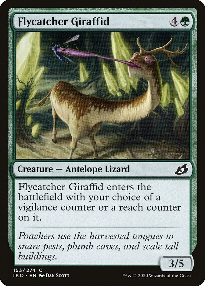 Image for Flycatcher Giraffid (Ikoria: Lair of Behemoths) (153) - Magic: The Gathering