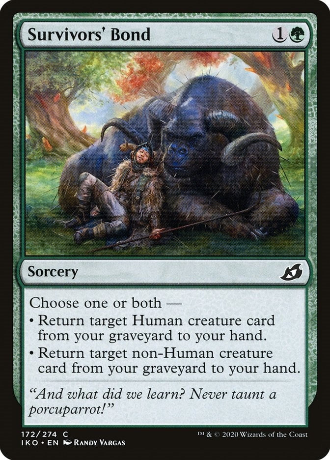 Image for Survivors' Bond (Ikoria: Lair of Behemoths) (172) - Magic: The Gathering