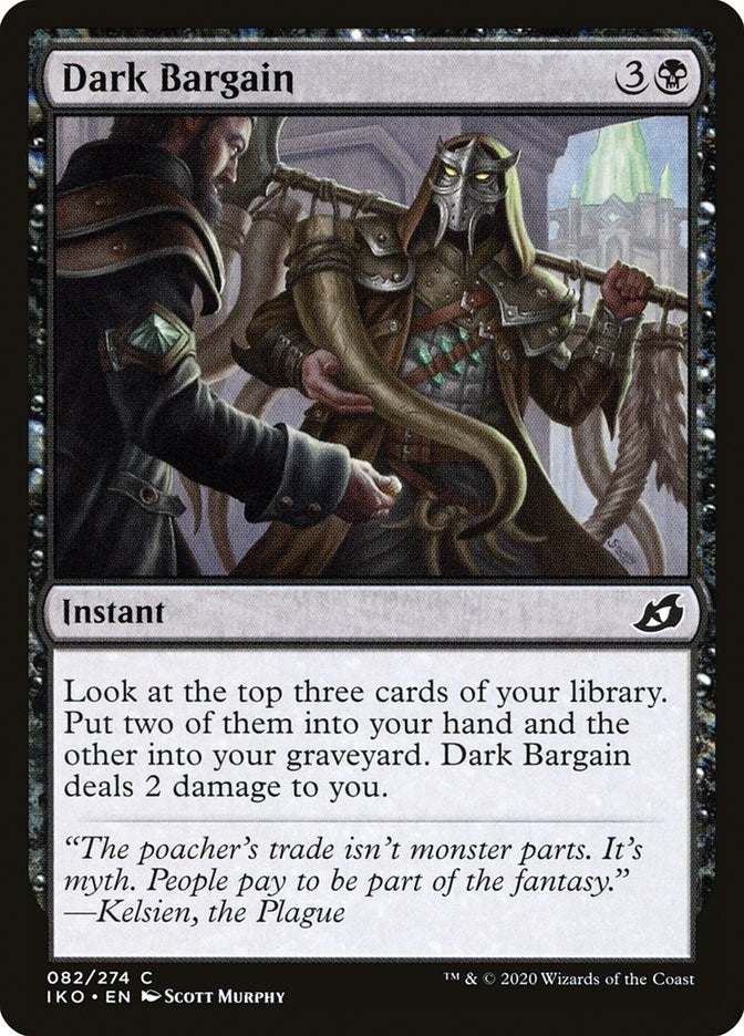 Image for Dark Bargain (Ikoria: Lair of Behemoths) (82) - Magic: The Gathering