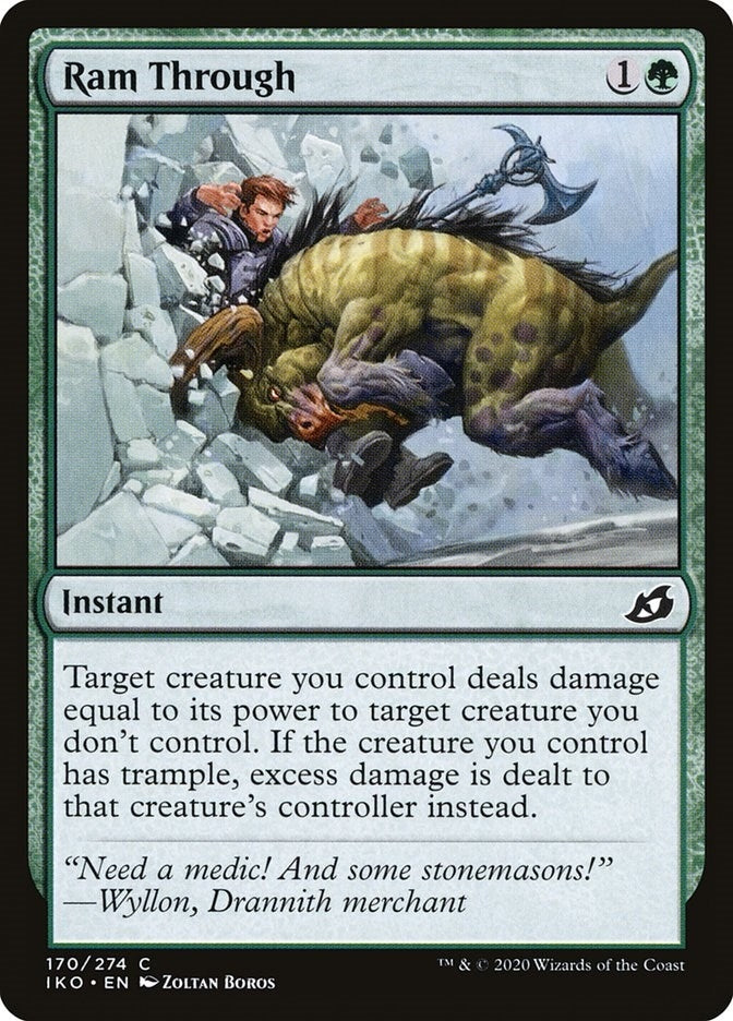 Image for Ram Through (Ikoria: Lair of Behemoths) (170) - Magic: The Gathering