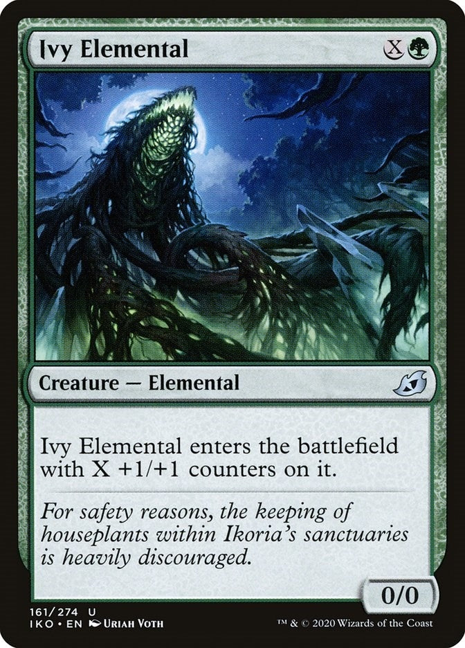 Image for Ivy Elemental (Ikoria: Lair of Behemoths) (161) - Magic: The Gathering