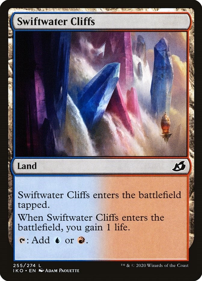 Image for Swiftwater Cliffs (Ikoria: Lair of Behemoths) (255) - Magic: The Gathering
