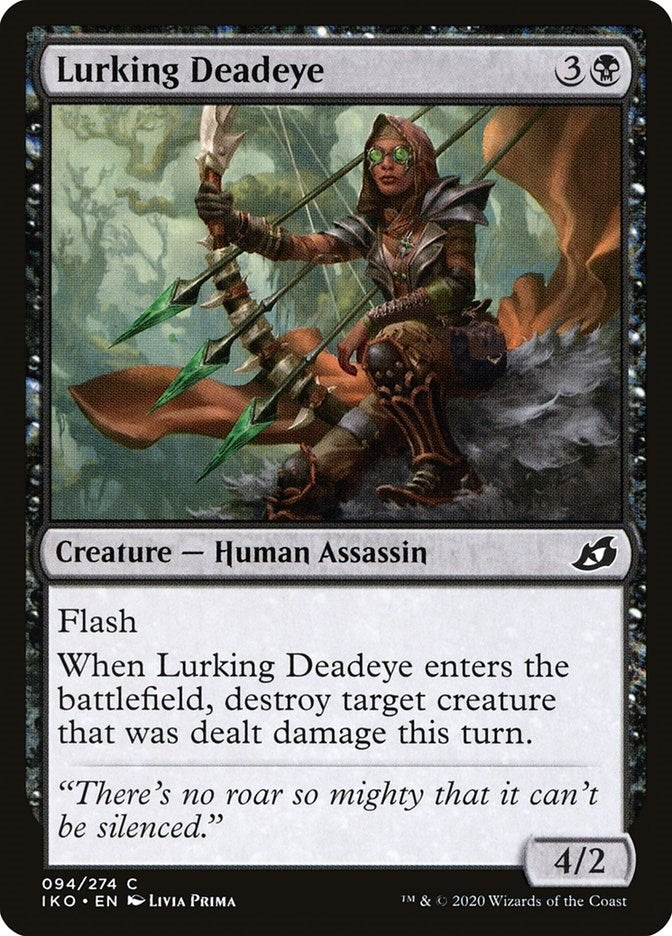 Image for Lurking Deadeye (Ikoria: Lair of Behemoths) (94) - Magic: The Gathering