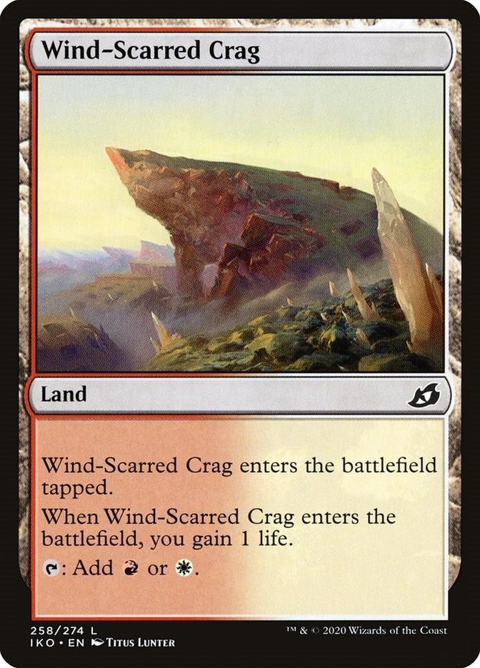 Image for Wind-Scarred Crag (Ikoria: Lair of Behemoths) (258) - Magic: The Gathering