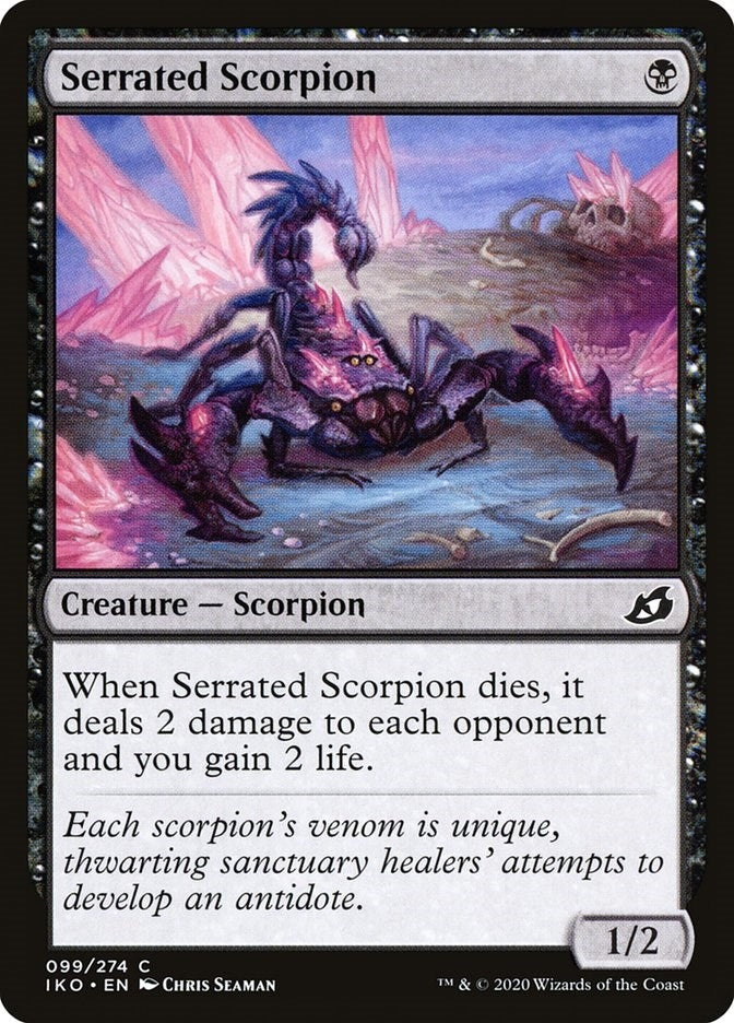 Image for Serrated Scorpion (Ikoria: Lair of Behemoths) (99) - Magic: The Gathering