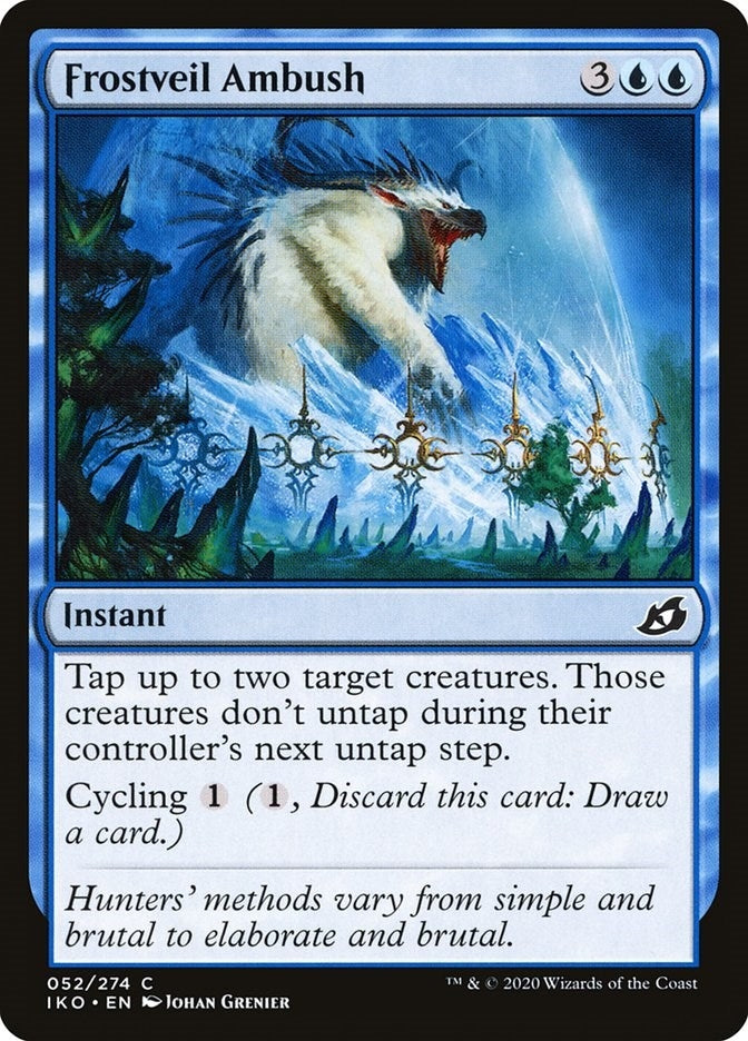Image for Frostveil Ambush (Ikoria: Lair of Behemoths) (52) - Magic: The Gathering