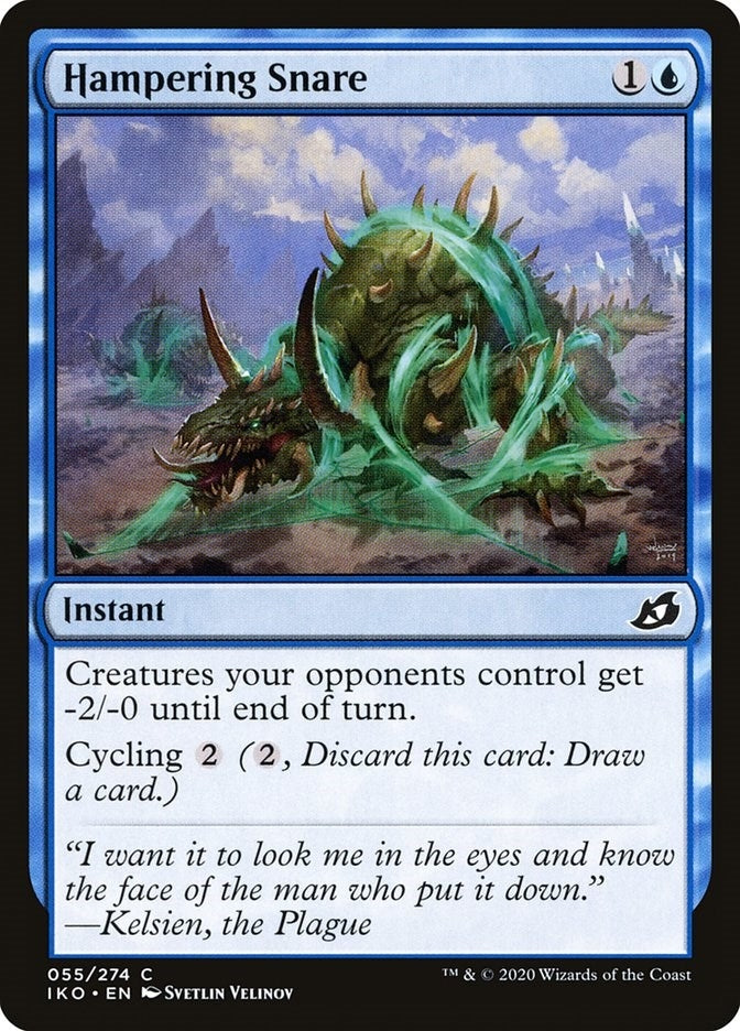 Image for Hampering Snare (Ikoria: Lair of Behemoths) (55) - Magic: The Gathering