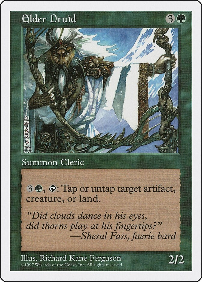 Image for Elder Druid (Fifth Edition) - Magic: The Gathering