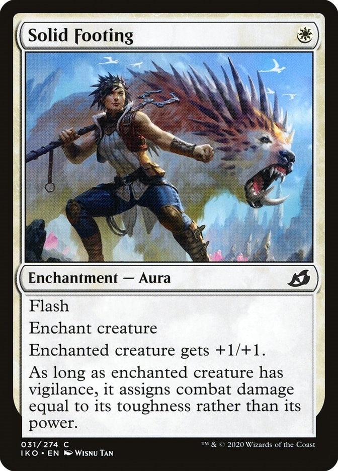 Image for Solid Footing (Ikoria: Lair of Behemoths) (31) - Magic: The Gathering