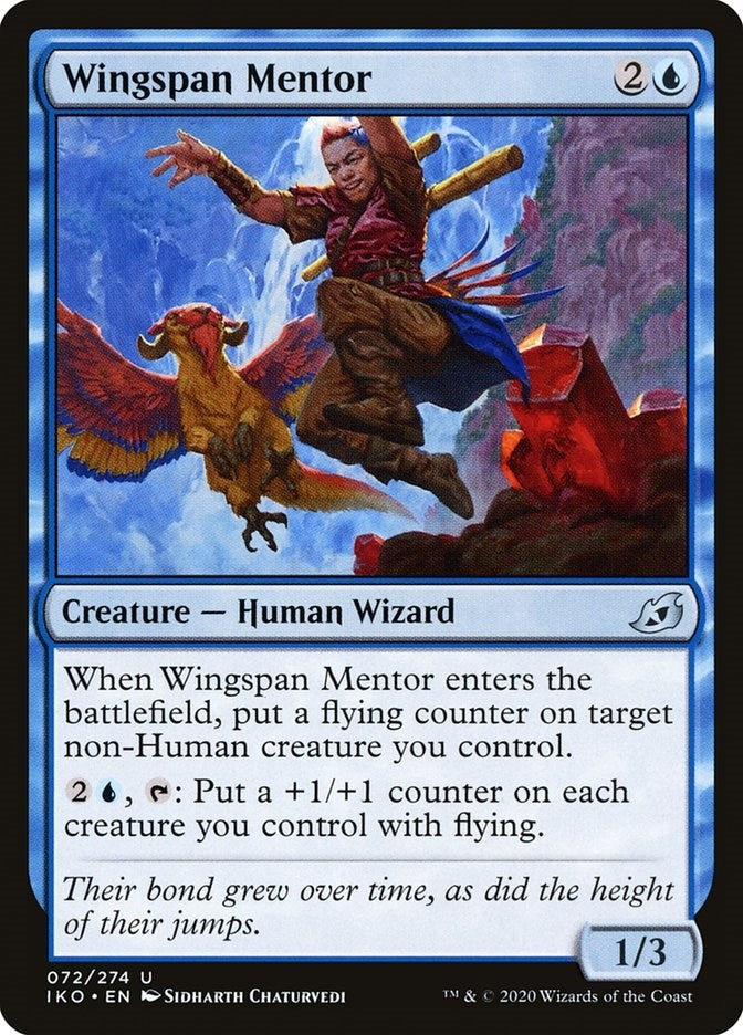 Image for Wingspan Mentor (Ikoria: Lair of Behemoths) (72) - Magic: The Gathering
